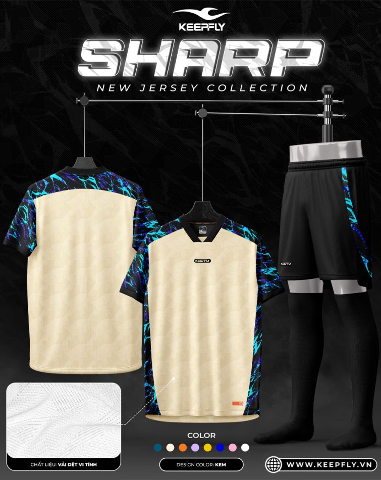Bộ áo bóng đá Sharp