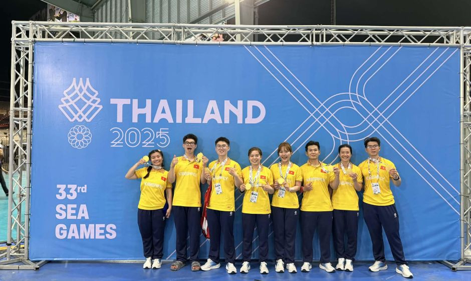 ĐỘI TUYỂN KÉO CO VIỆT NAM GIÀNH HUY CHƯƠNG VÀNG TẠI SEA GAMES 33