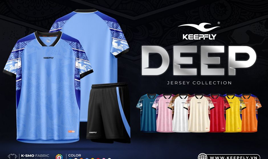 Ra mắt Bộ sưu tập áo bóng đá truyền thống mới 2025 – DEEP Jersey Collection từ KEEPFLY