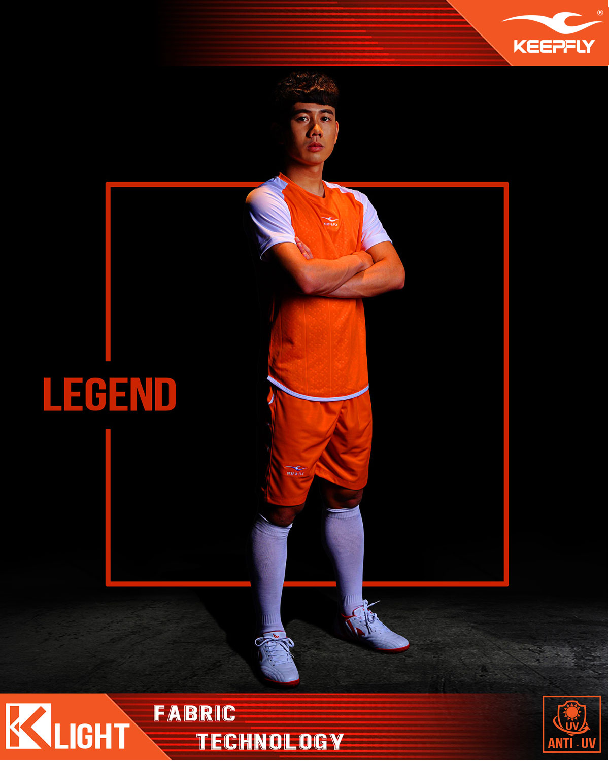 áo bóng đá legend cam