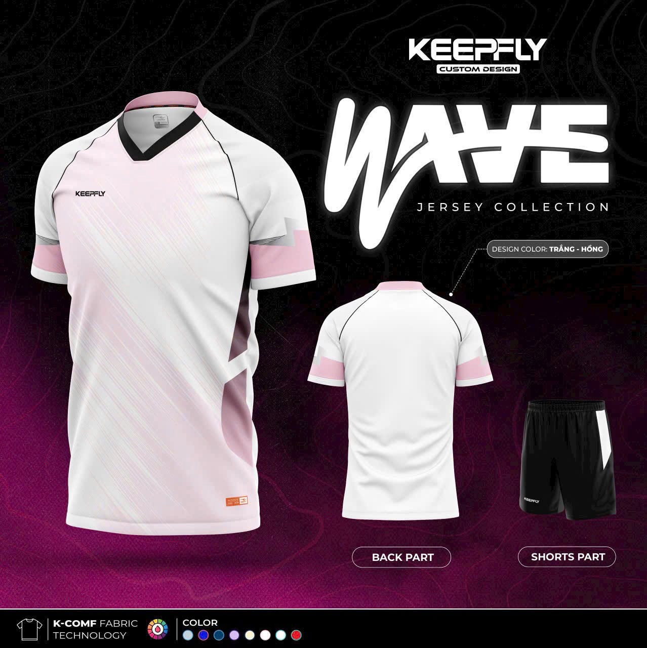 áo bóng đá wave