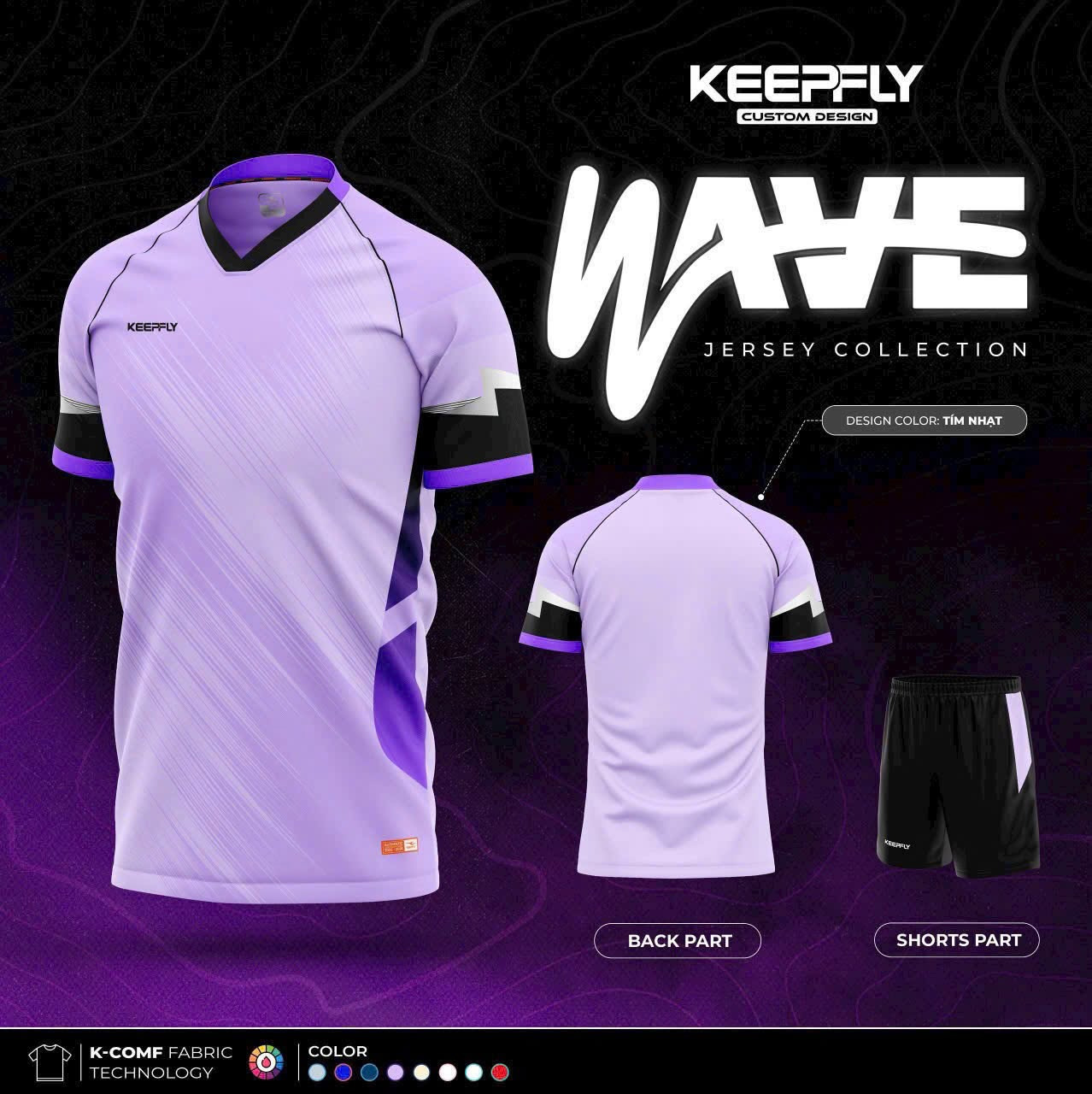 áo bóng đá wave