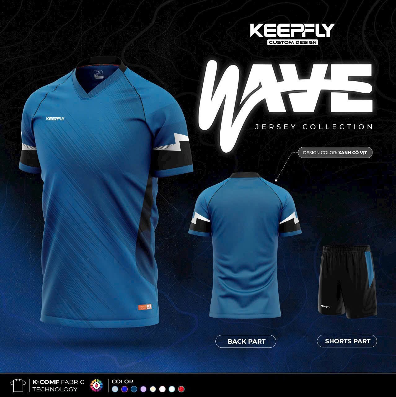 áo bóng đá wave