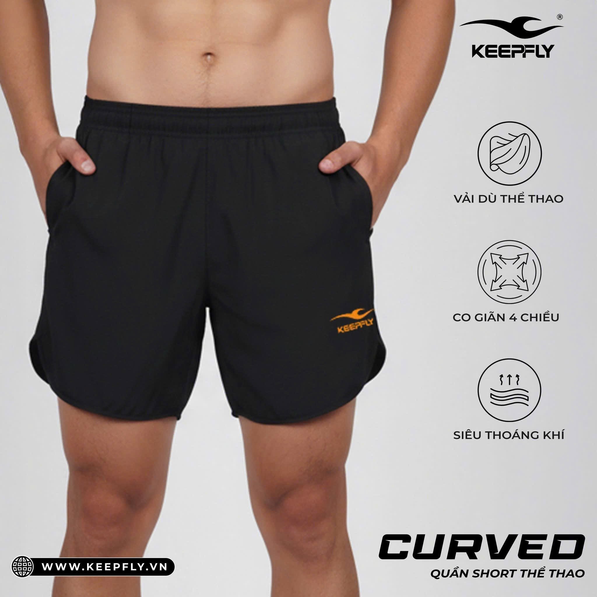 Quần Short thể thao Curved