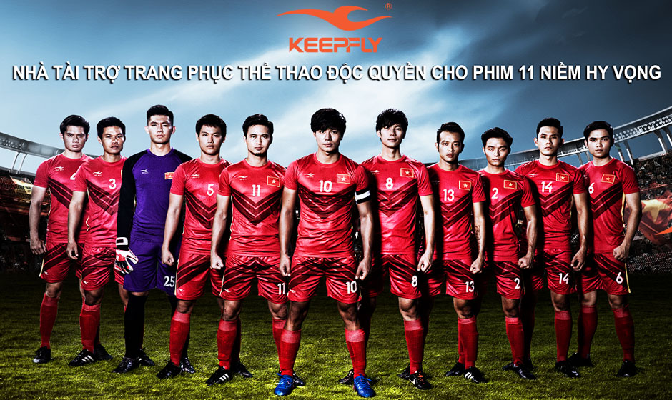 Áo bóng đá phim 11 niềm hy vọng